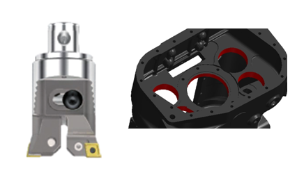 CNC Tools Applied in Double Intermediate Shaft Transmission Case Machining